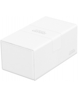 Kutija za kartice i dodatke Ultimate Guard Twin Flip`n`Tray XenoSkin - Monocolor White (200+ kom.)